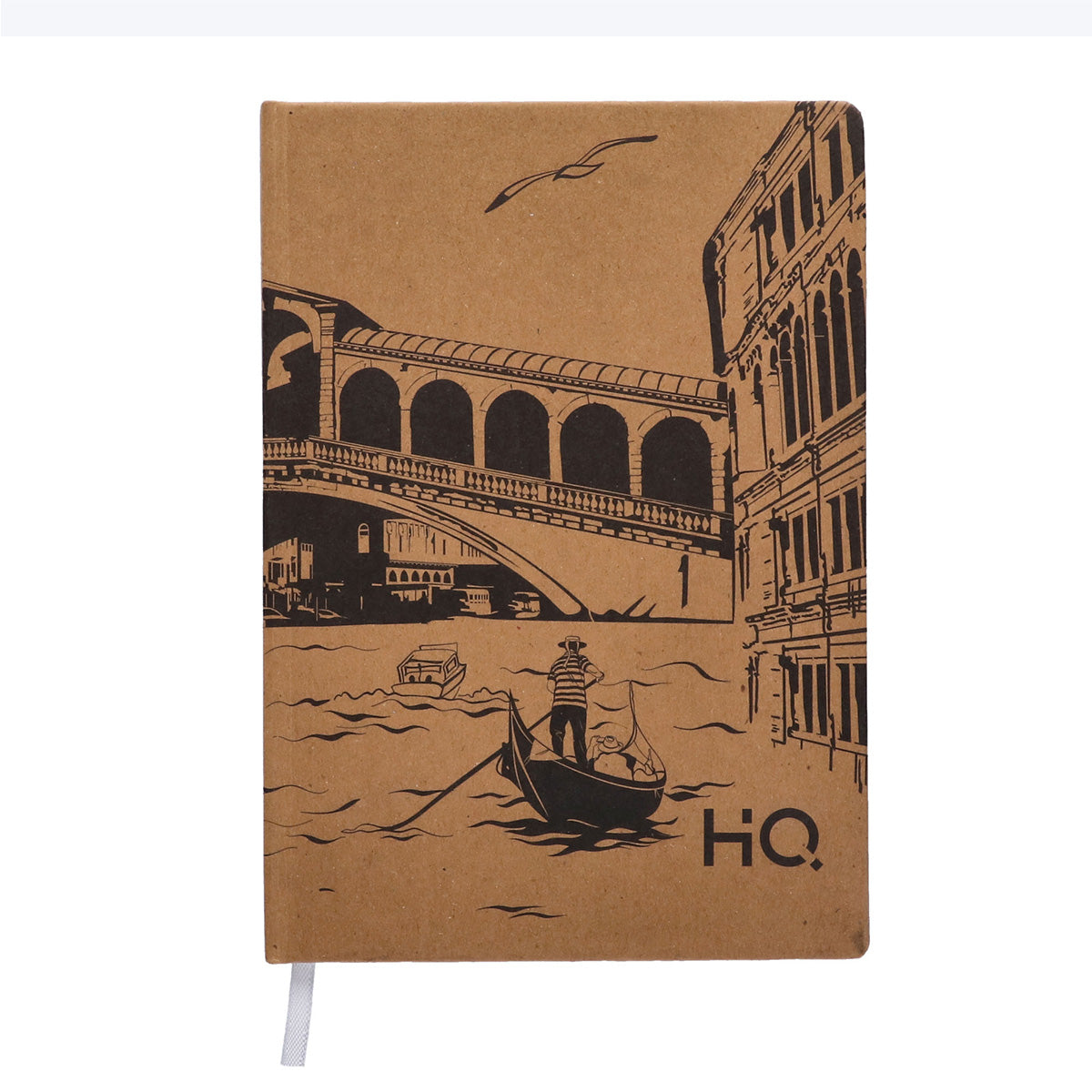 HQ KRAFT Notebook|Size A5|14.8cm X 21 cm|192 Pages | Single Line|For College Students by Navneet