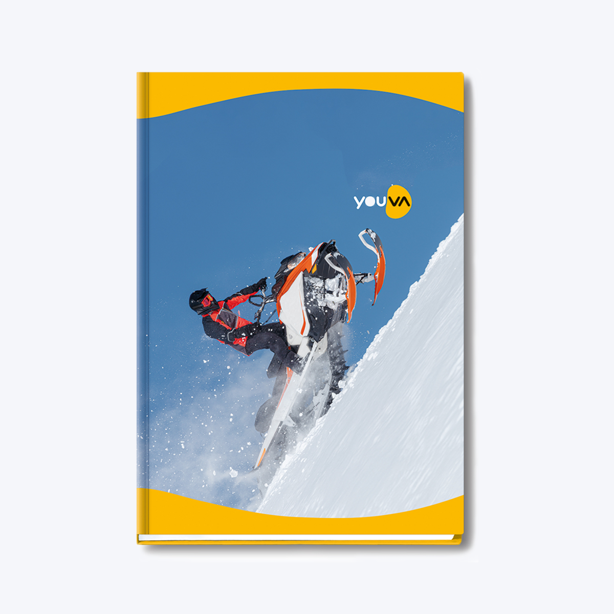Navneet Youva | Case Bound / Hard cover Long Book for Students, Shops and Office use | Single Line | A4 Size - 21cm x 29.7cm | 288 Pages | Pack of 5