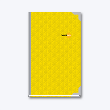 Navneet Youva | My Notes Case Bound / Hard cover Long Book | Foolscap size - 21 cm x 33 cm | For Students, Shops and Office use | Single Line / No Left Margin | 4 Quire Register | 288 Pages | Pack of 1