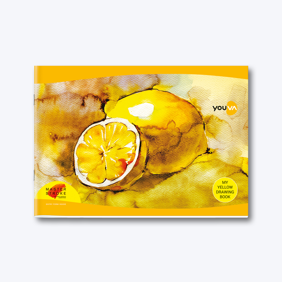 Navneet Youva | Yellow Drawing Book for Students and Budding Artists| Small Size | A4 size 21 cm x 29.7 cm | 36 Pages| Pack of 4