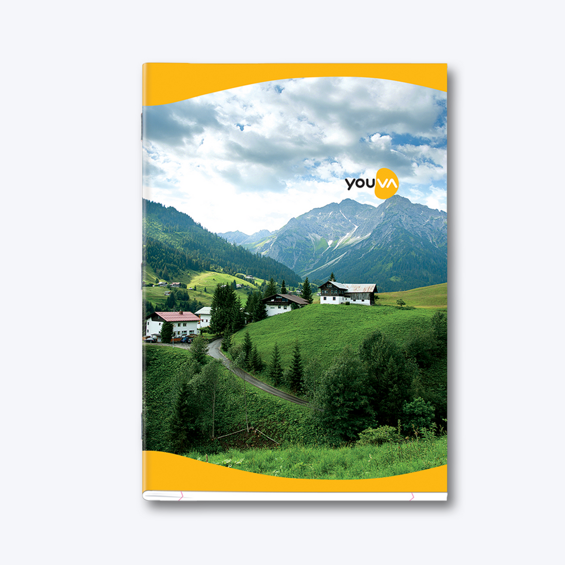 Navneet Youva | Long Book | Soft Bound / Soft cover Notebook for Students | A4 size - 21 cm X 29.7 cm | Unruled | 76 Pages | Pack of 4