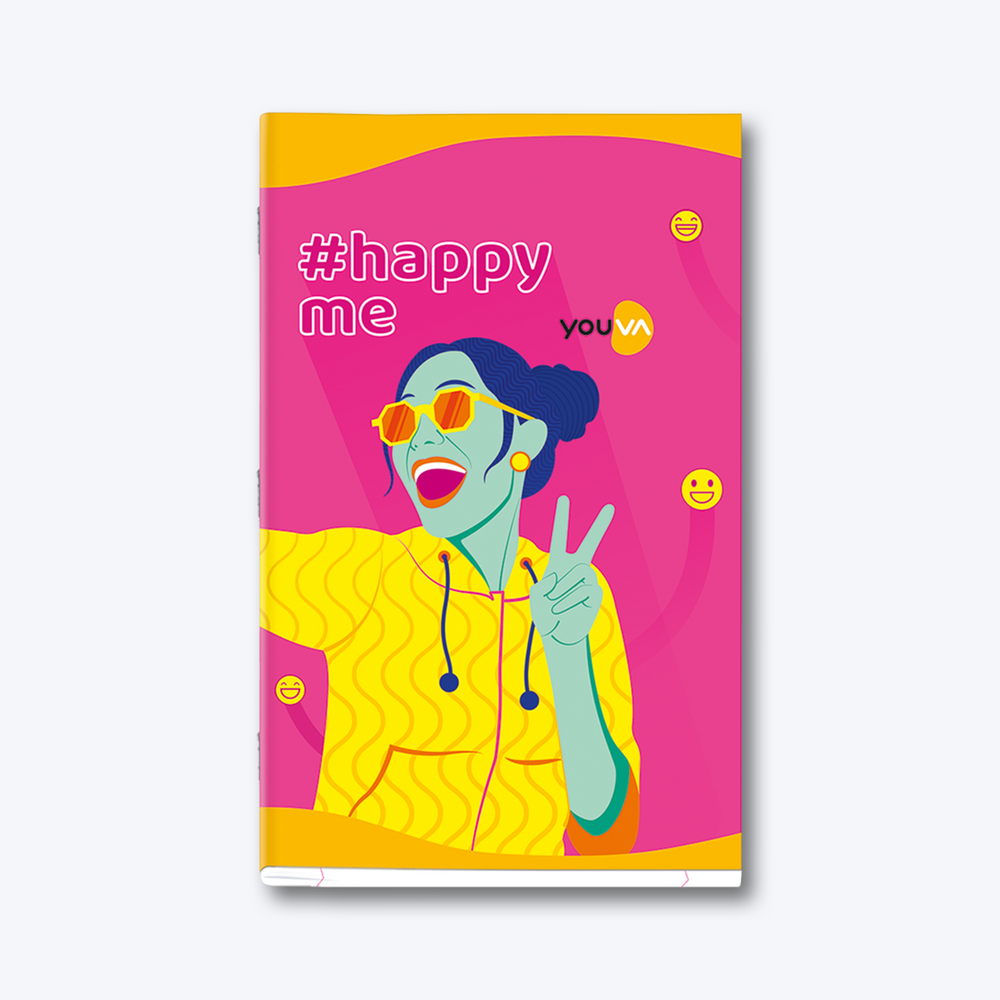 Navneet Youva | Trendy Life Long Book | Soft Bound / Soft cover Notebook for Students | Regular Size 17 cm x 27 cm | Trendy Series | Single Line | 172 Pages