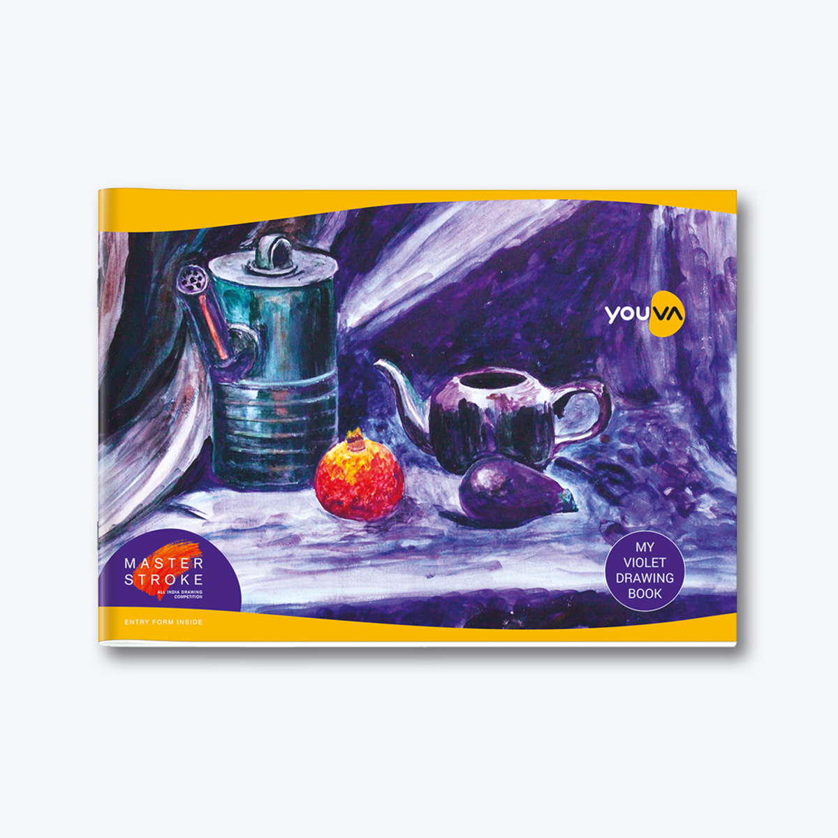 Violet Drawing Book (33.7cm x 24cm) YOUVA  Drawing Book