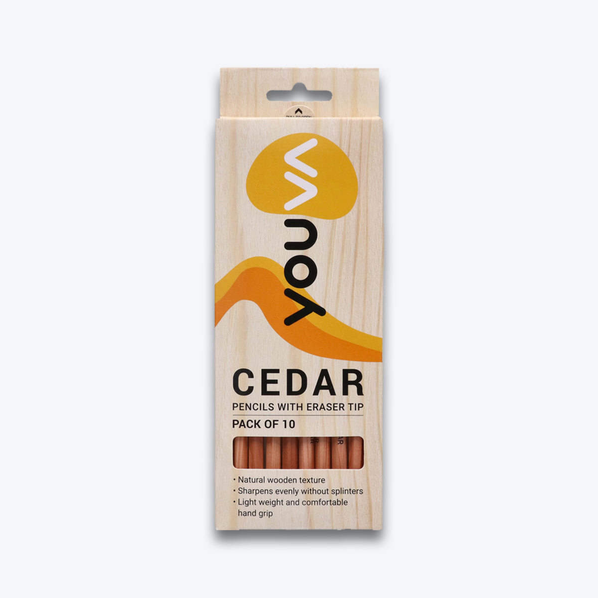 Navneet Youva | Cedar Pencils for students and executives| Light weight Pencils| Made from Cedar lite wood|Pack of 10