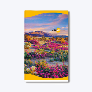 Navneet Youva | Soft Bound Long Book/ Soft cover Notebook for Students | Regular Size 17 cm x 27 cm | Single Line
