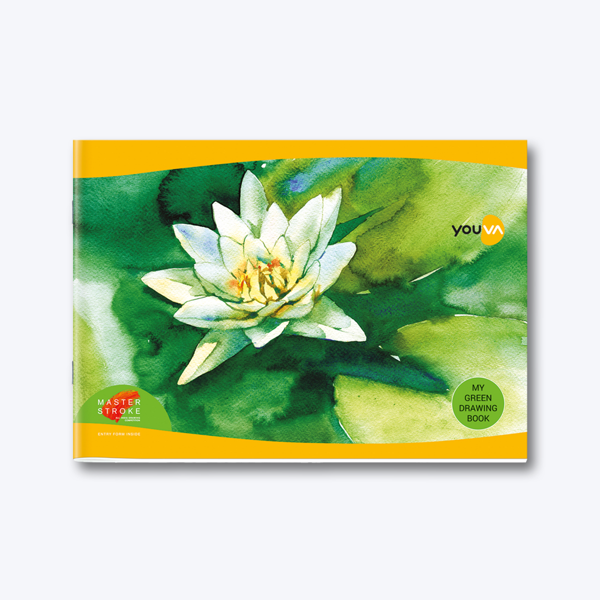 Navneet Youva | Green Drawing Book for Students and Budding Artists | Small Size | A4 size 21 cm x 29.7 cm | 56 Pages| Pack of 3