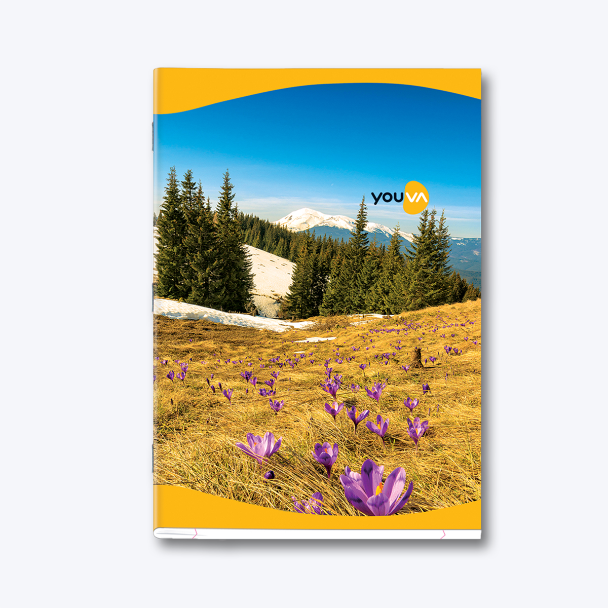 Navneet Youva | Long Book | Soft Bound / Soft cover Notebook for Students | A4 size - 21 cm X 29.7 cm | Single line | 76 Pages | Pack of 4