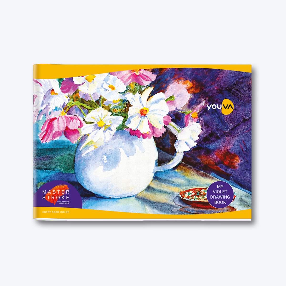 Violet Drawing Book (33.7cm x 24cm) YOUVA  Drawing Book