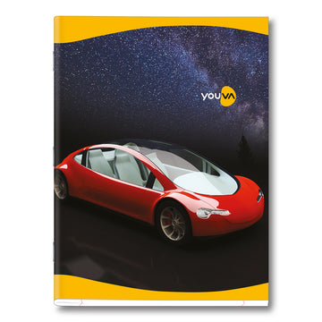 Navneet Youva | Soft Bound Note Book for Students | Jumbo Size 18 cm x 24 cm for Students | Single Line | 24 Pages Pack Of 24