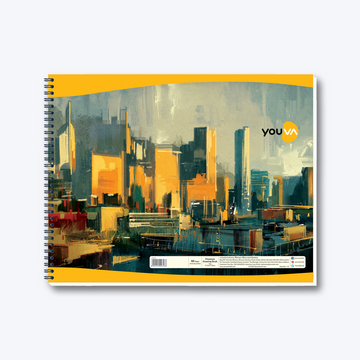 Premium Drawing Book (27.5cm x 35cm) YOUVA  Drawing Book (Wiro) Pack Of 1