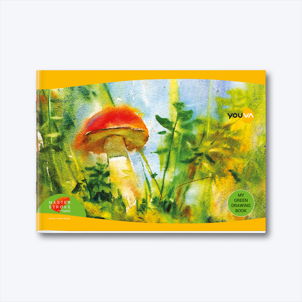 Green Drawing Book (Small Size) YOUVA  Drawing Book Pack Of 3