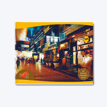 Brown Drawing Book (Big Size) YOUVA  Drawing Book Pack Of 3