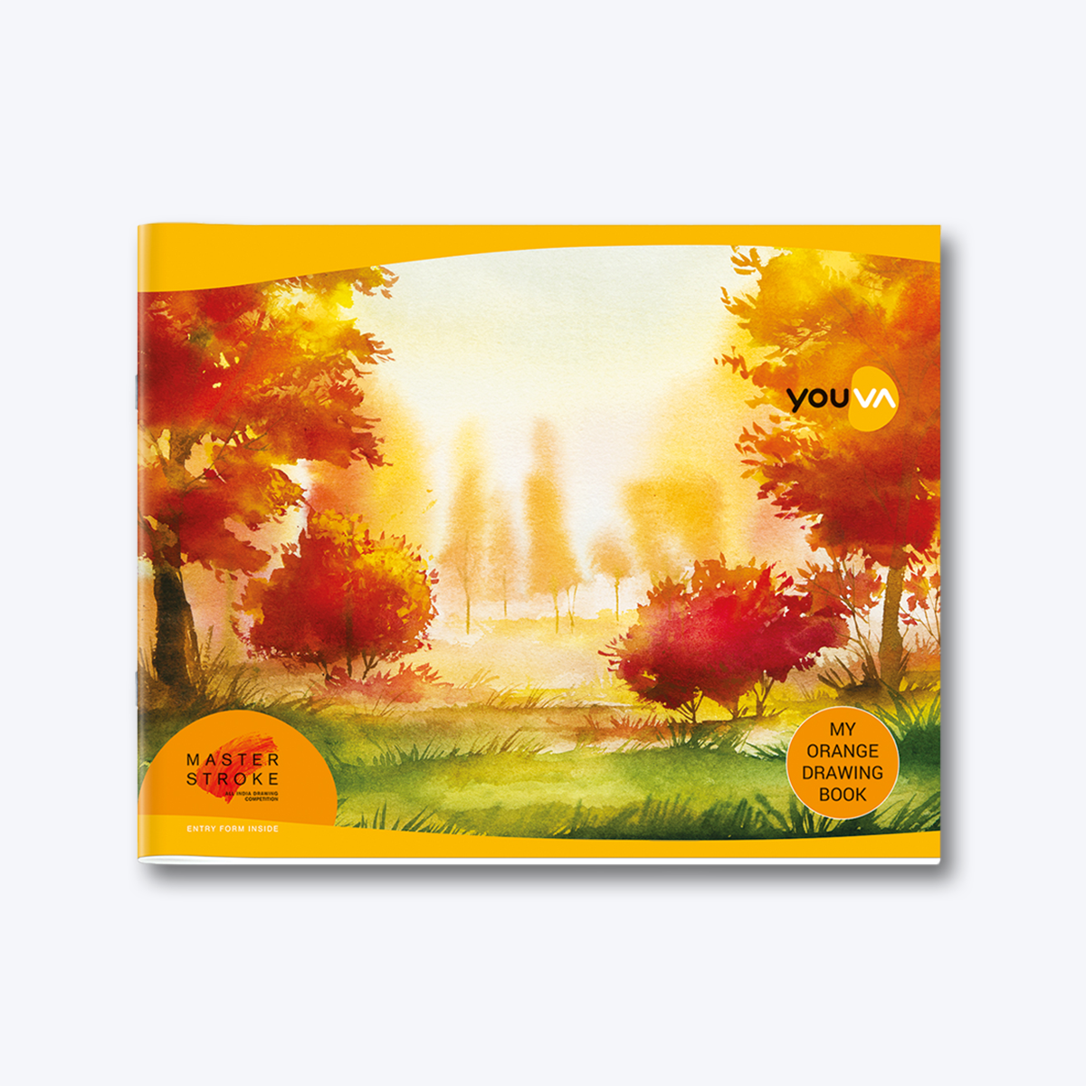 Orange Drawing Book (Big Size) YOUVA  Drawing Book Pack Of 2