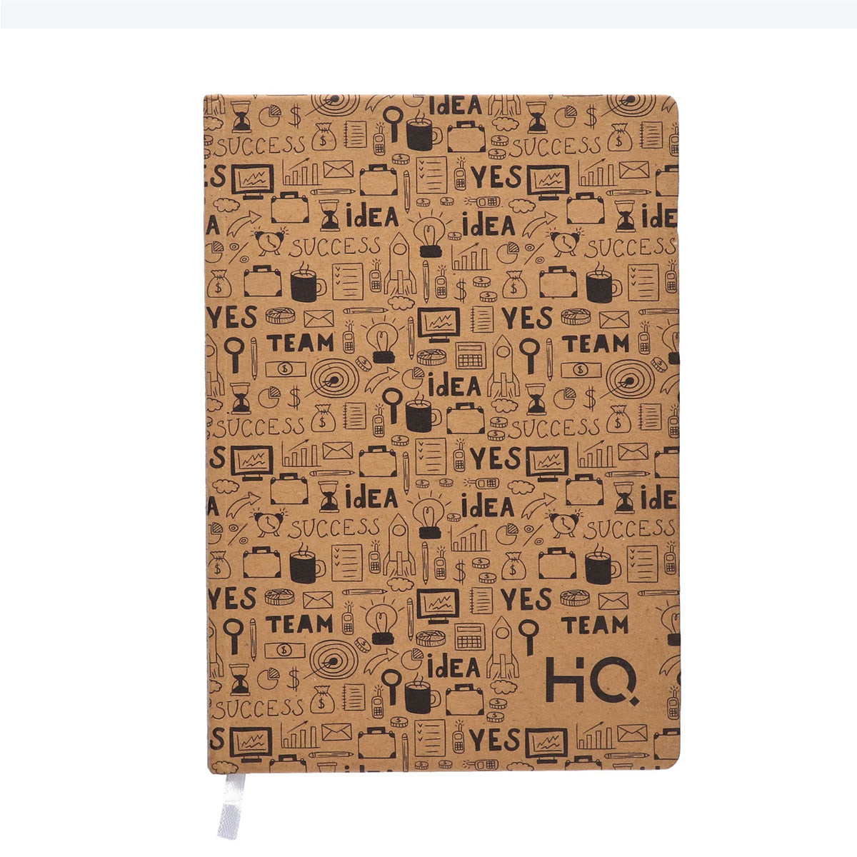HQ KRAFT Notebook|Size A5|14.8cm X 21 cm|192 Pages | Single Line|For College Students by Navneet
