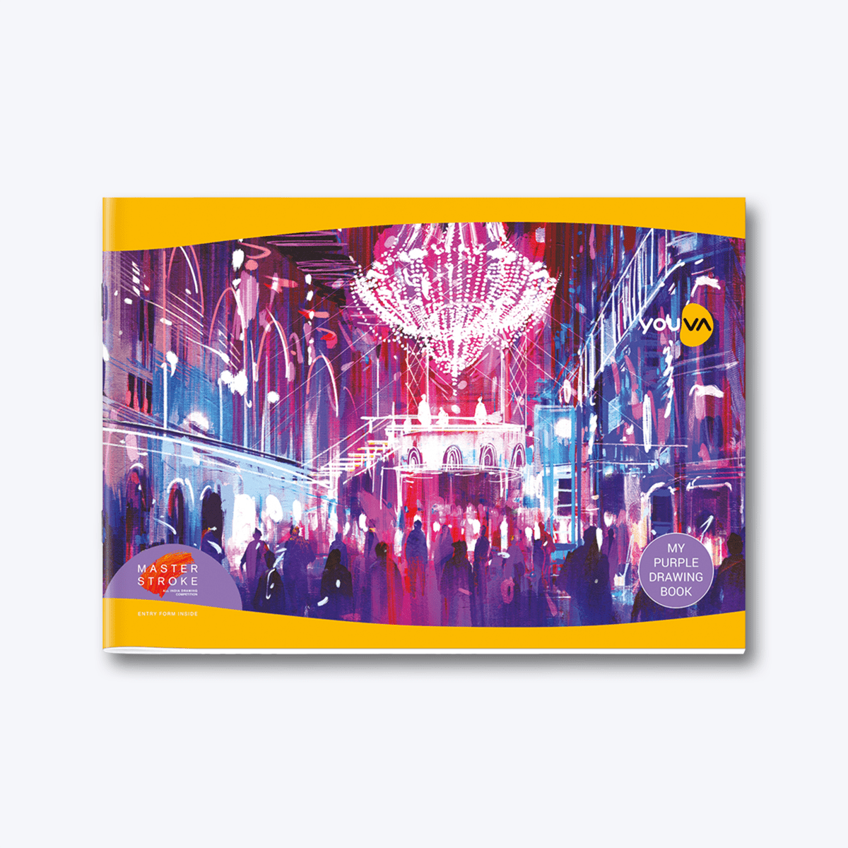 Purple Drawing Book (Small Size) YOUVA  Drawing Book Pack Of 2