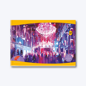 Purple Drawing Book (Small Size) YOUVA  Drawing Book Pack Of 2