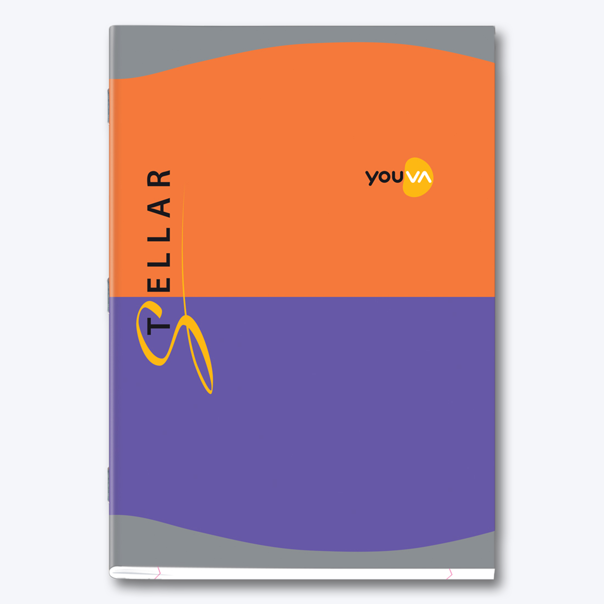 Single Line YOUVA  Long Book – A4 Size (Soft Bound)  Pack Of 3