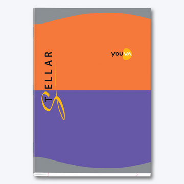 Single Line YOUVA  Long Book – A4 Size (Soft Bound)  Pack Of 3
