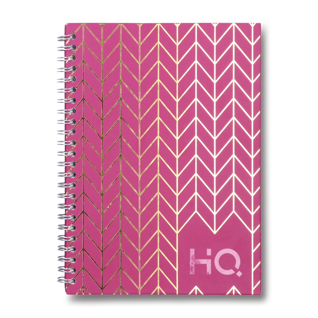 Navneet HQ | Hard Cover Notebook - Corporate Edge (Burgandy) for Office and Professional Use | Wiro Bound and Foil Stamping | Single Line | A5 Size - 21 cm x 14.8 cm | 192 Pages