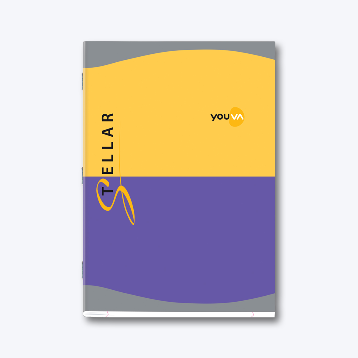 Navneet Youva Stellar | Soft Bound upgraded Long Book for students | A4 size- 21 cm x 29.7 cm | Single Line |140 Pages | Pack of 2