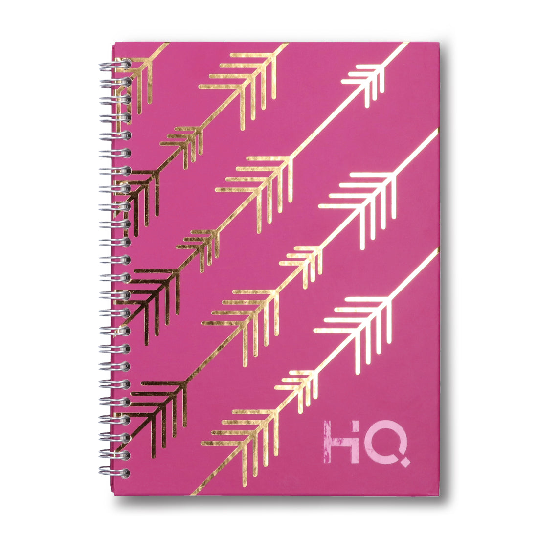 Navneet HQ | Hard Cover Notebook - Corporate Edge (Burgandy) for Office and Professional Use | Wiro Bound and Foil Stamping | Single Line | A5 Size - 21 cm x 14.8 cm | 192 Pages