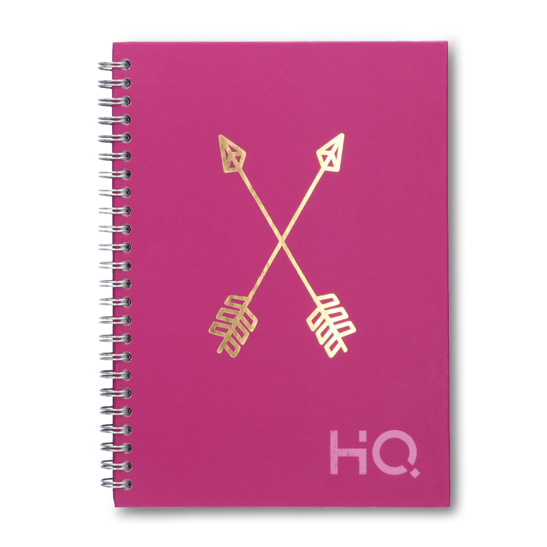 Navneet HQ | Hard Cover Notebook - Corporate Edge (Burgandy) for Office and Professional Use | Wiro Bound and Foil Stamping | Single Line | A5 Size - 21 cm x 14.8 cm | 192 Pages