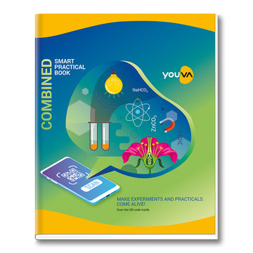 YOUVA Navneet Hard Bound | Combined Practical Book | 21.5x26.5 cm | 1 Ruled / 1 Plain | 84 Pages Pack of 2