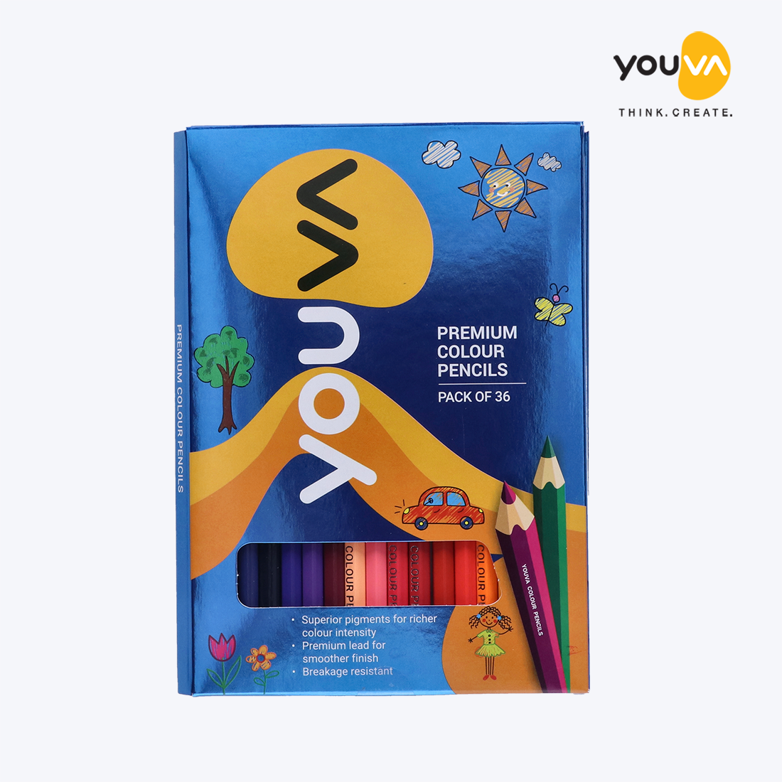 Premium Colour Pencils (Pack of 36) Pack Of 1
