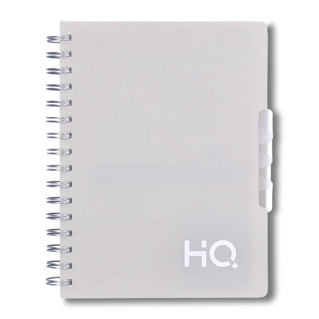 Navneet HQ | Five Subject Book Grey | Wiro Bound | Single Line | A5 Size - 21 cm x 14.8 cm | 300 Pages