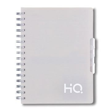 HQ Five Subject Book (A5 Size) Grey HQ Five Subject Book