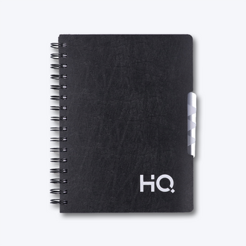HQ Five Subject Book (A5 Size) Black HQ Five Subject Book