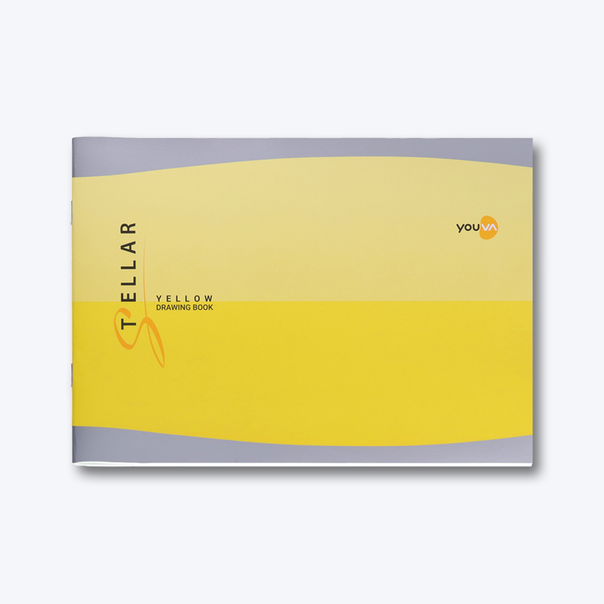 Yellow Drawing Book (Small Size) Stellar YOUVA  Drawing/Sketch Book - Stellar