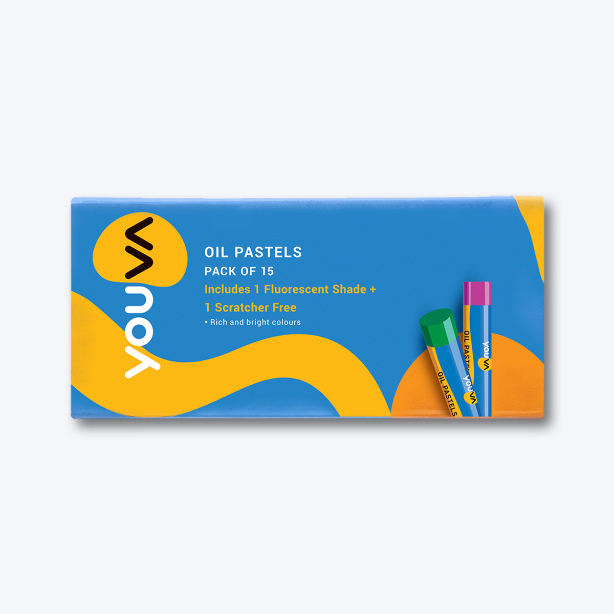Oil Pastels (Pack of 15) Pack Of 4