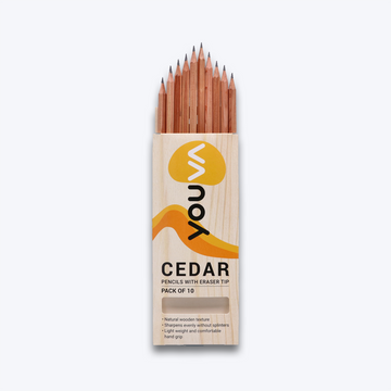 Cedar Pencils (Pack of 10) Pack Of 2