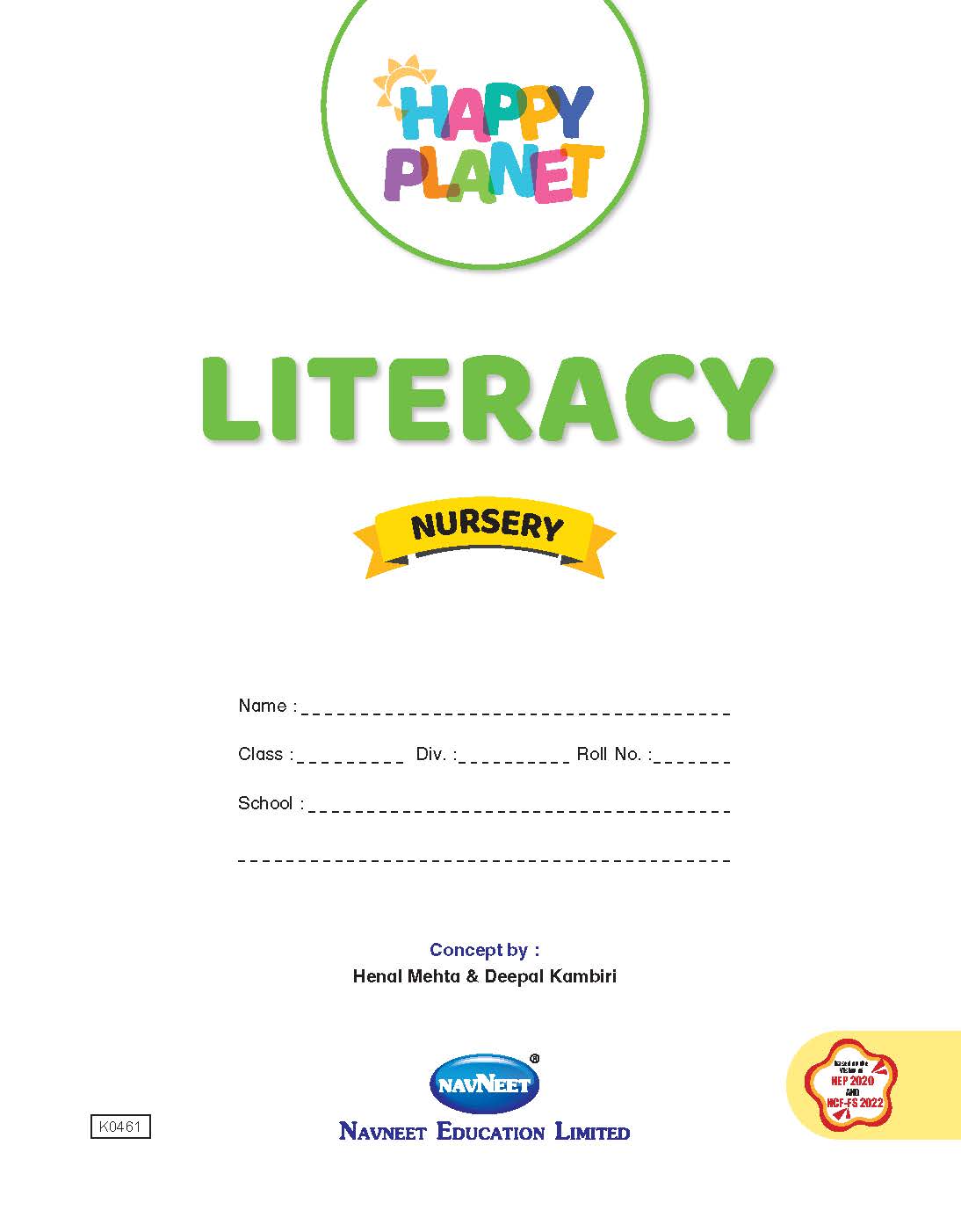 HAPPY PLANET LITERACY - NURSERY