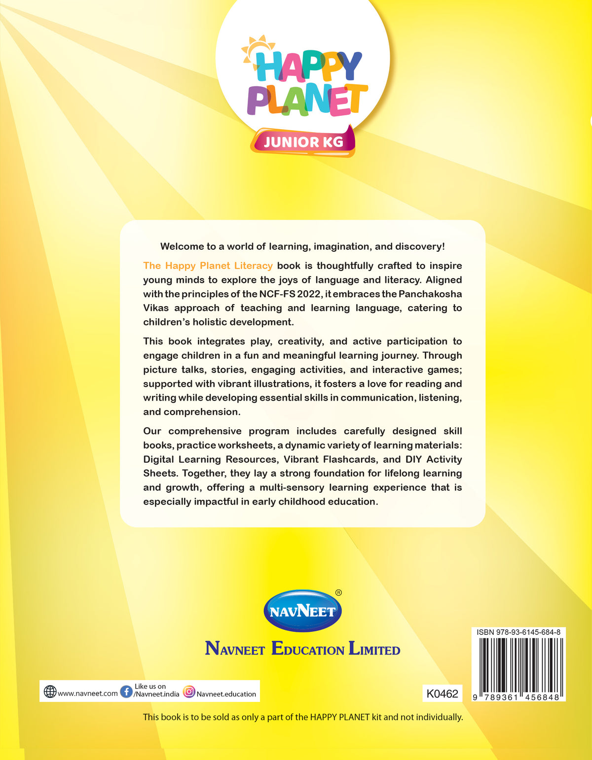 HAPPY PLANET LITERACY - JUNIOR KG