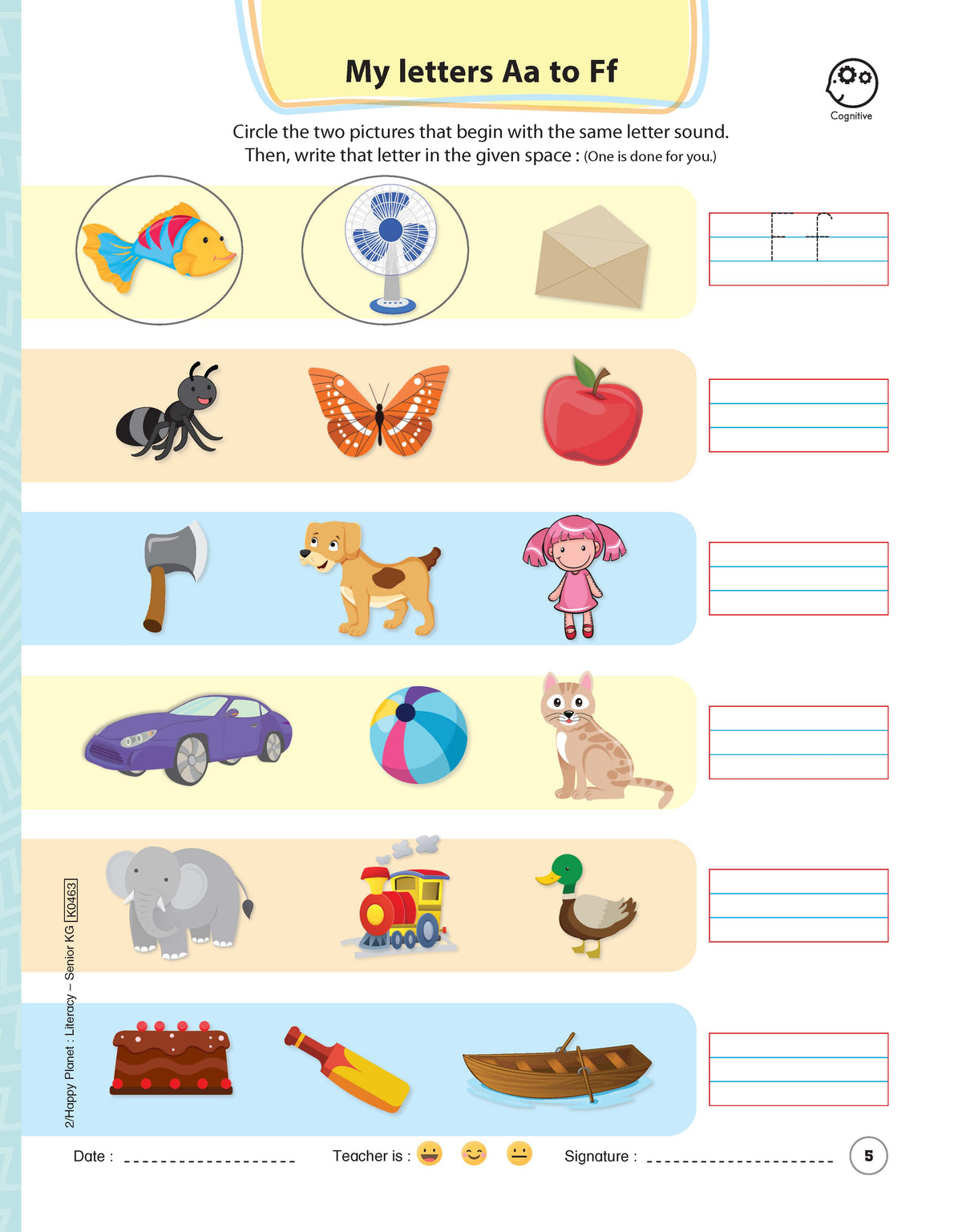 HAPPY PLANET LITERACY - SENIOR KG