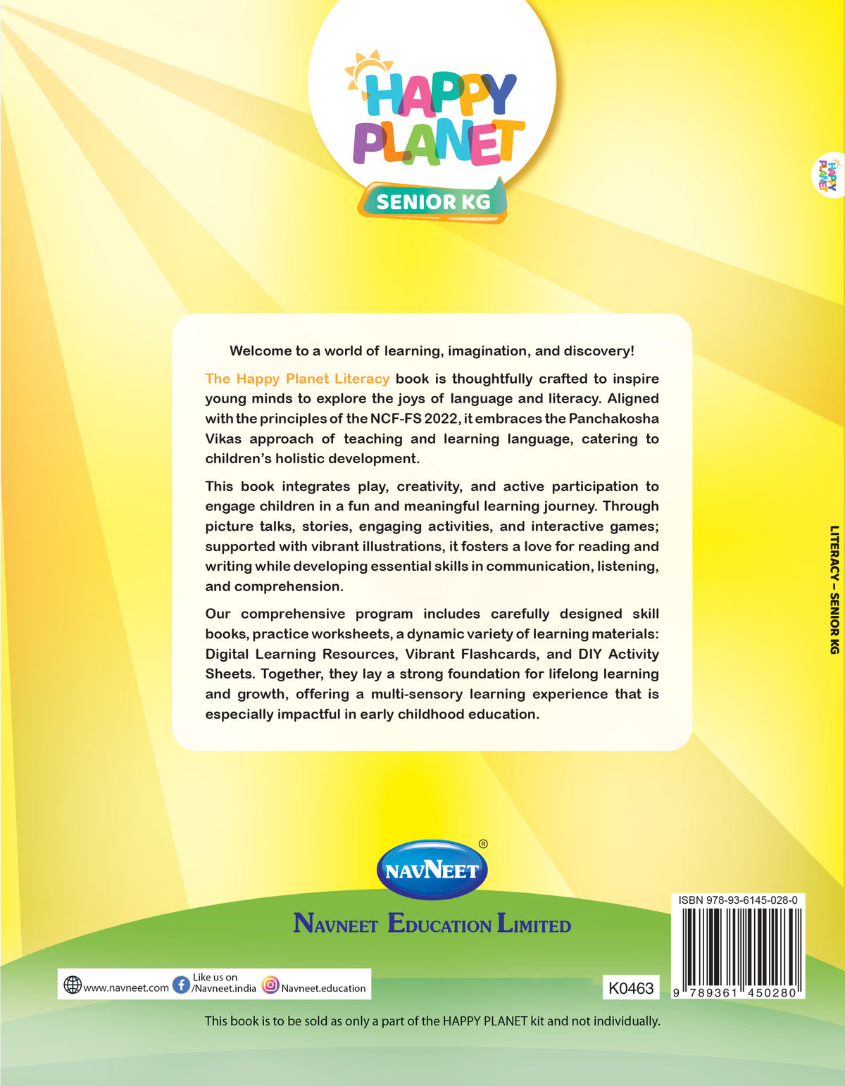 HAPPY PLANET LITERACY - SENIOR KG