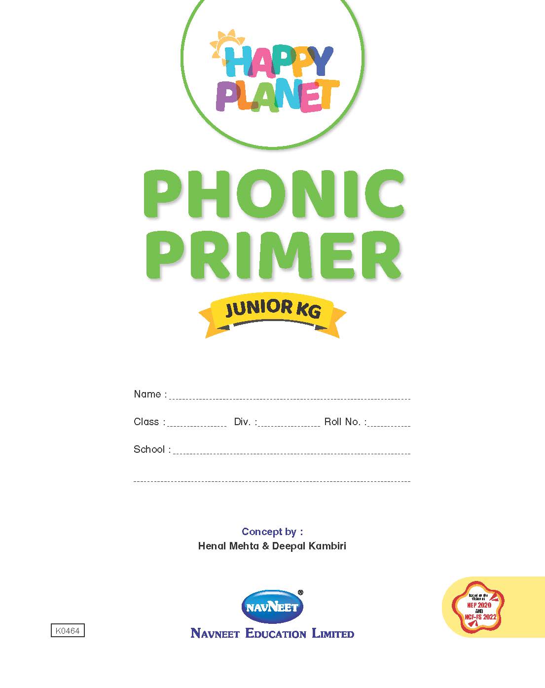 HAPPY PLANET PHONIC PRIMER - JUNIOR KG