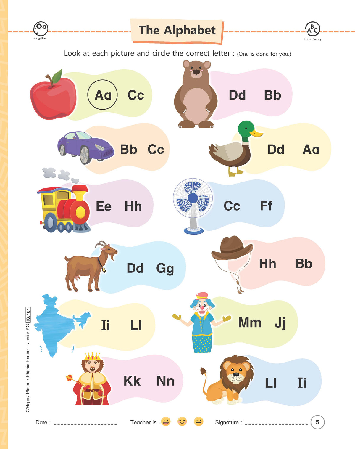 HAPPY PLANET PHONIC PRIMER - JUNIOR KG