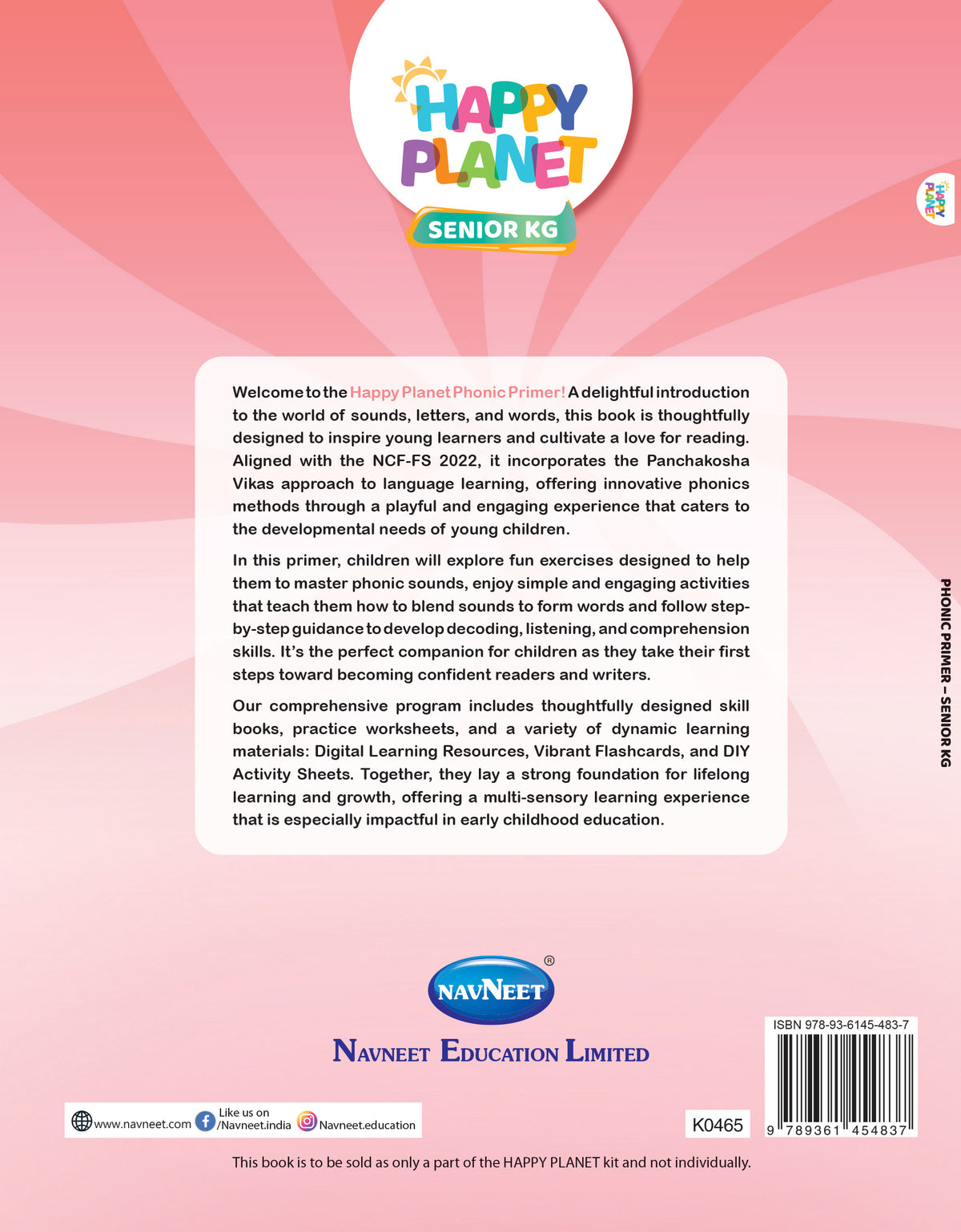 HAPPY PLANET PHONIC PRIMER - SENIOR KG