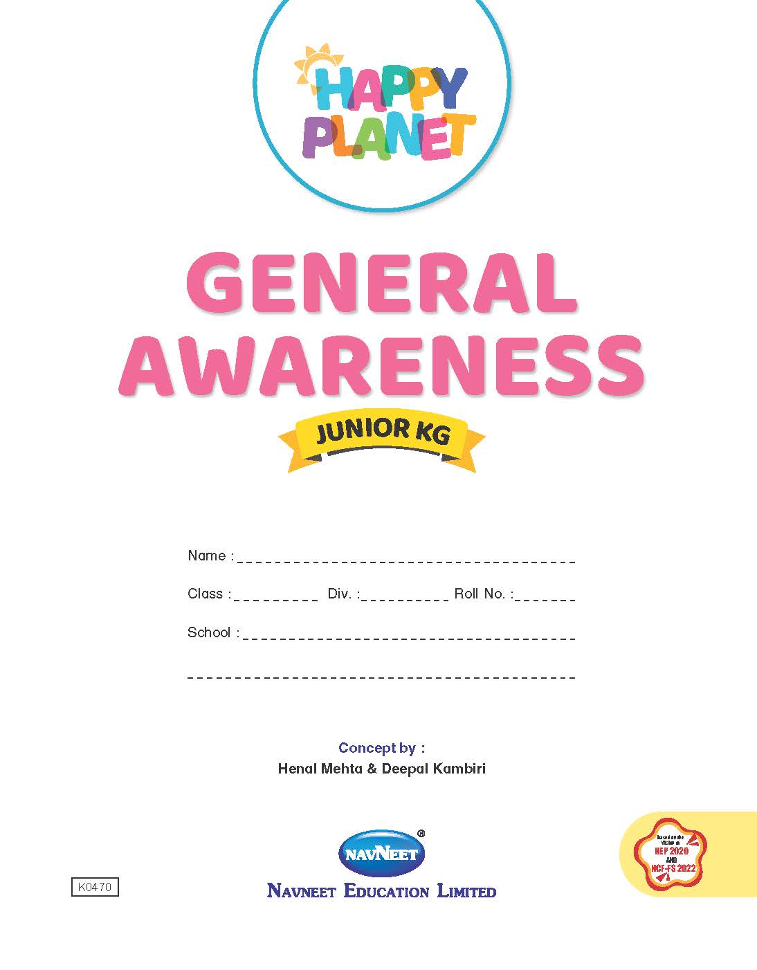 HAPPY PLANET GENERAL AWARENESS - JUNIOR KG