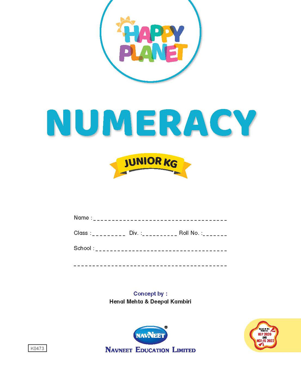 HAPPY PLANET NUMERACY - JUNIOR KG
