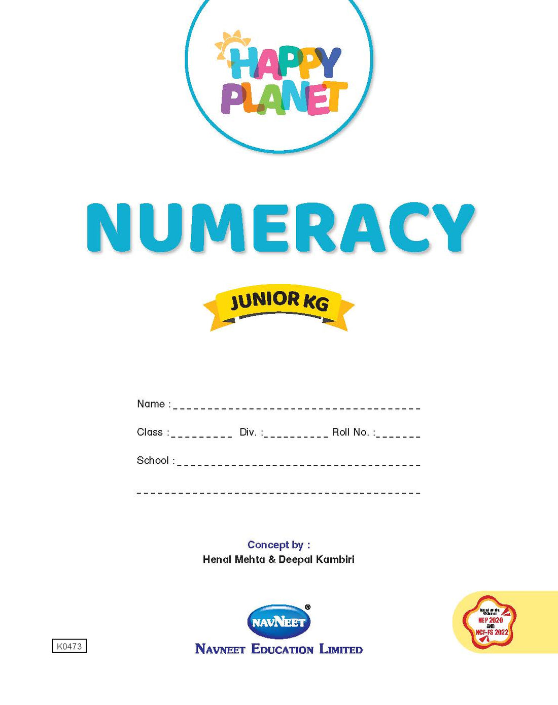 HAPPY PLANET NUMERACY - JUNIOR KG