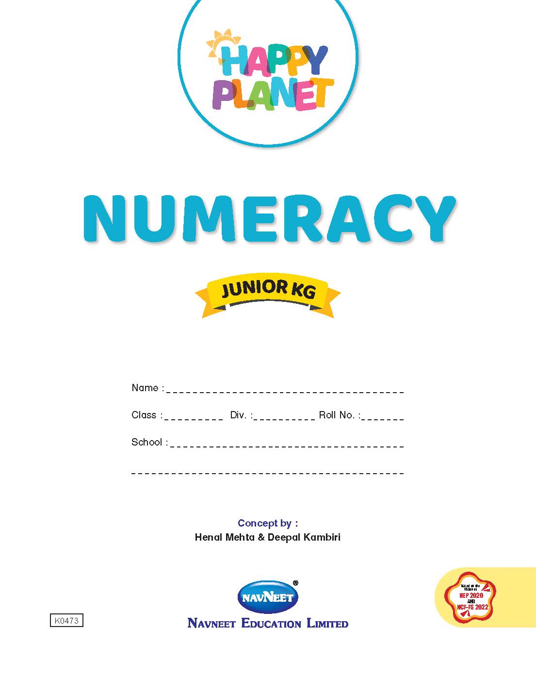 HAPPY PLANET NUMERACY - JUNIOR KG