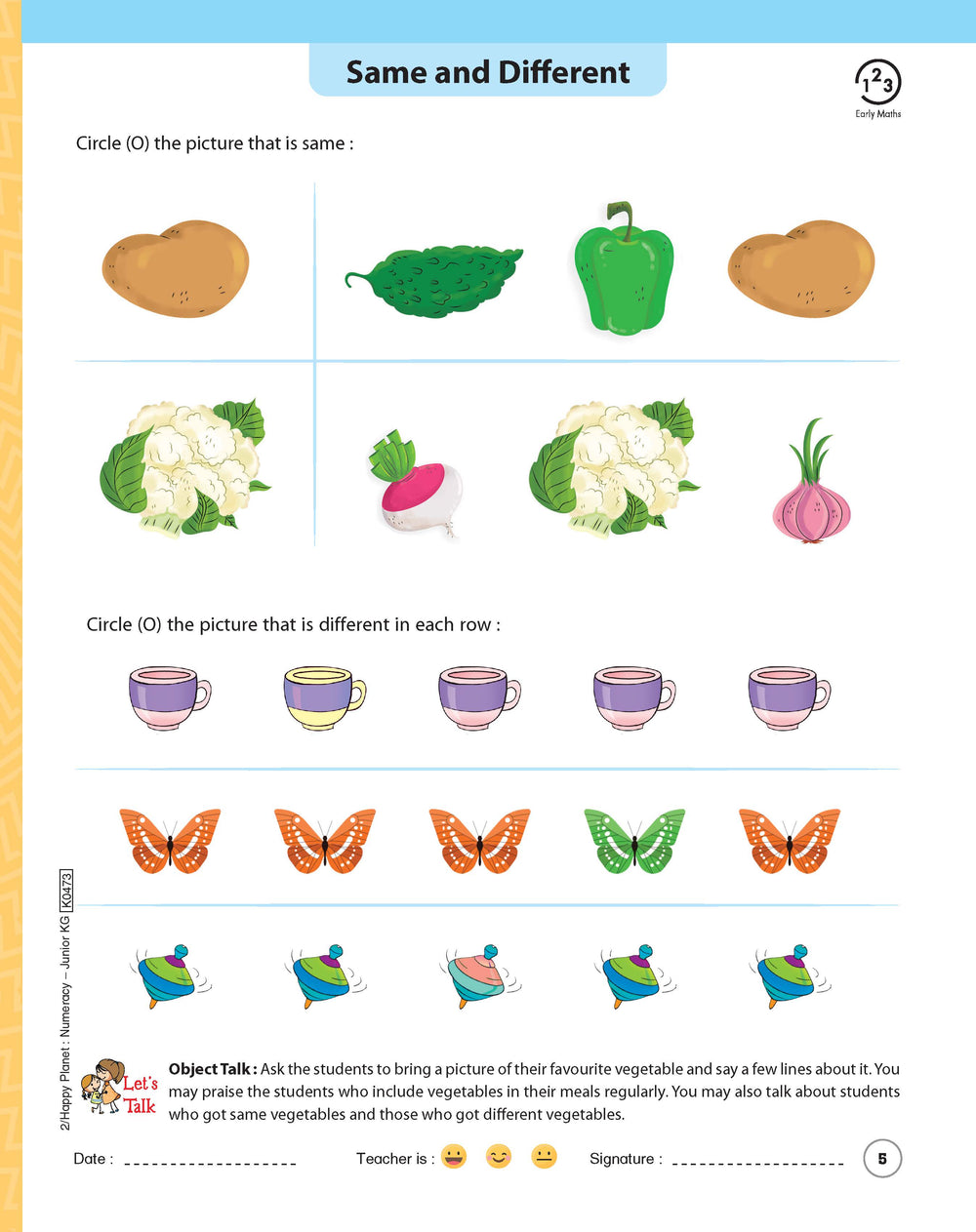 HAPPY PLANET NUMERACY - JUNIOR KG
