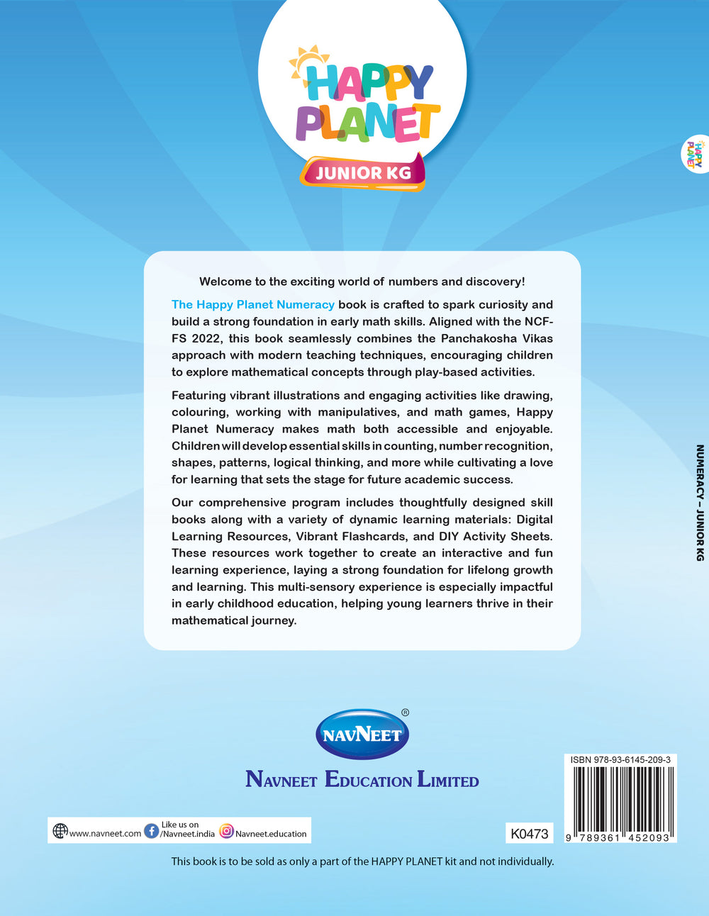 HAPPY PLANET NUMERACY - JUNIOR KG