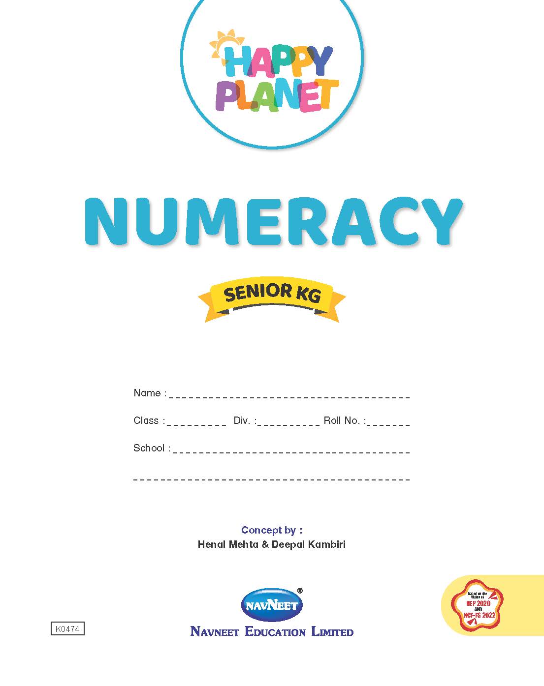 HAPPY PLANET NUMERACY - SENIOR KG
