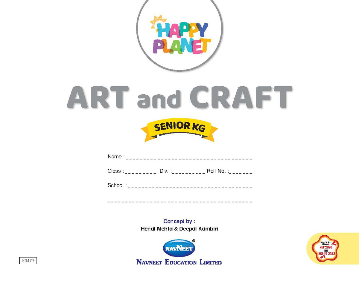 HAPPY PLANET ART & CRAFT - SENIOR KG