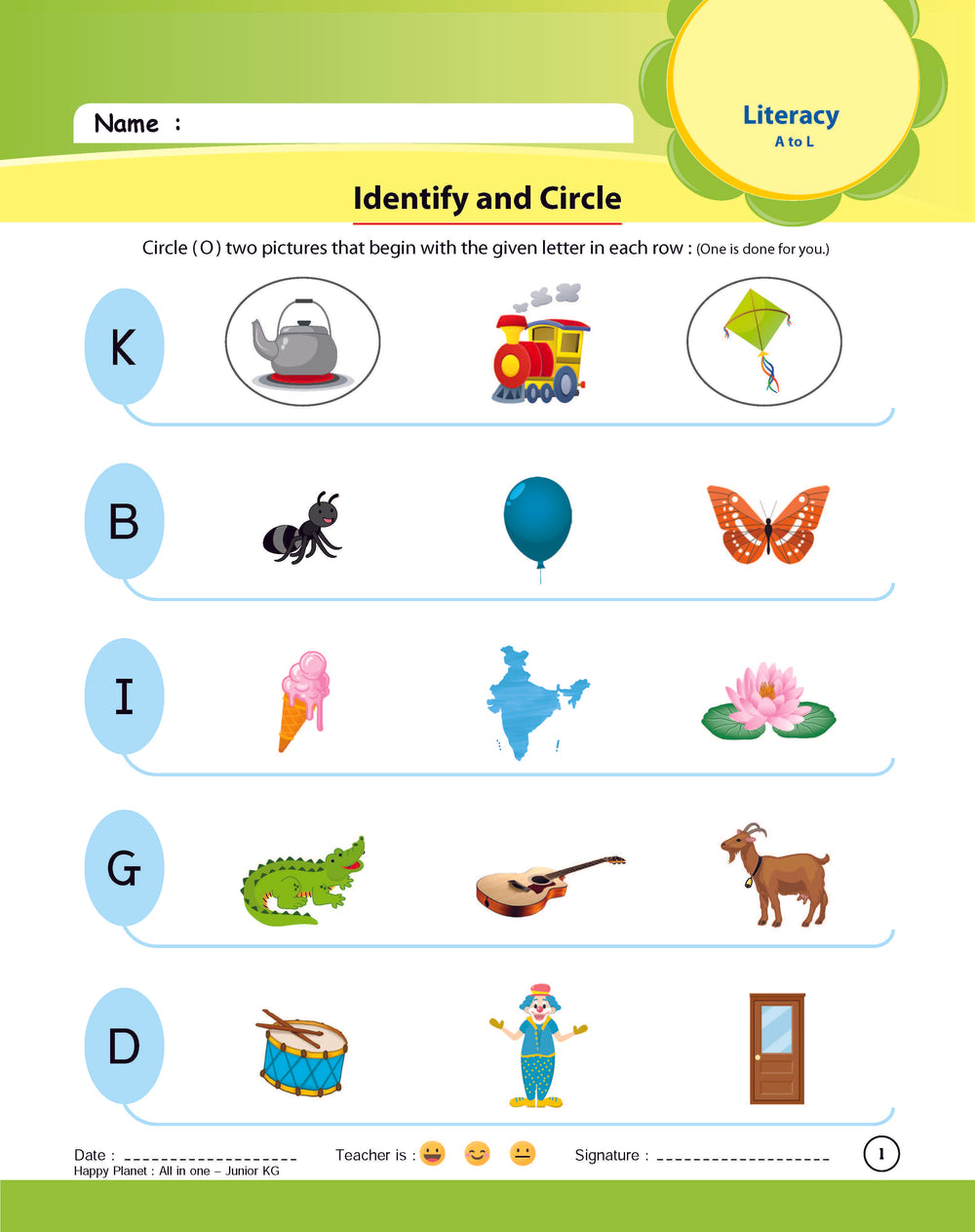 HAPPY PLANET ALL-IN-ONE - JUNIOR KG